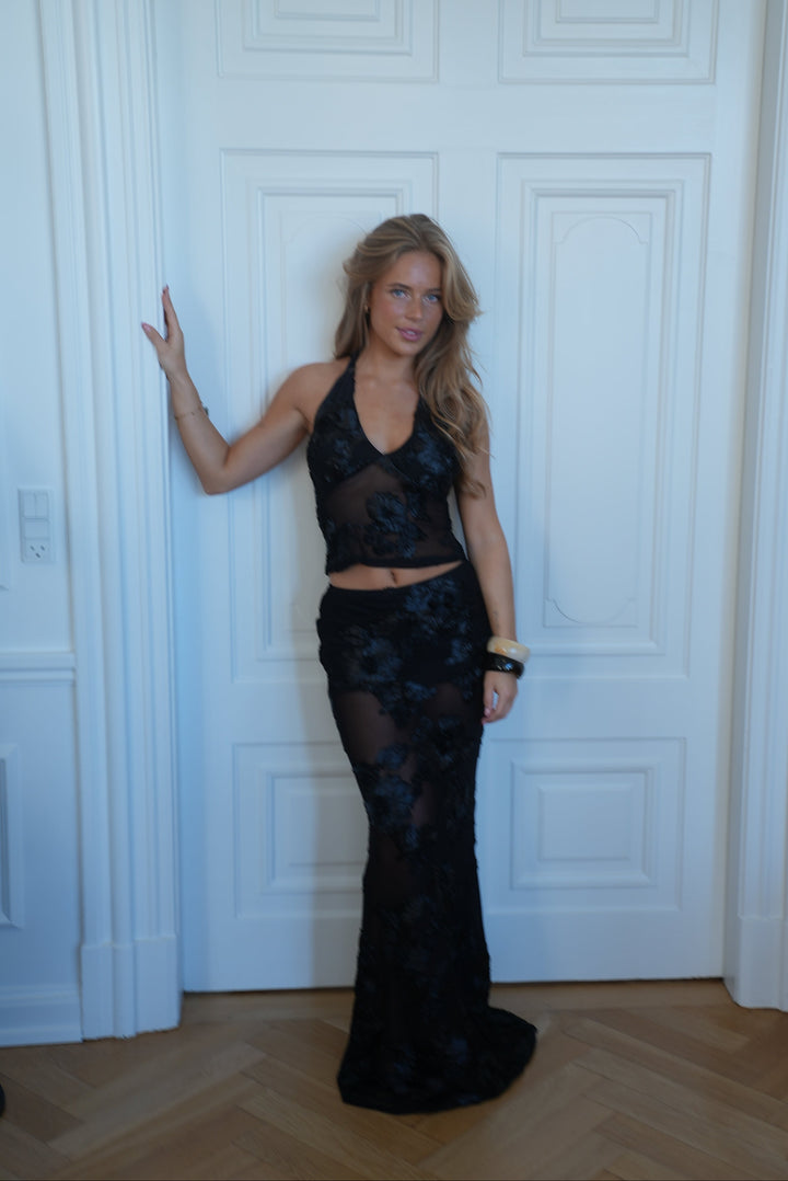 Kivo mesh top - Sort