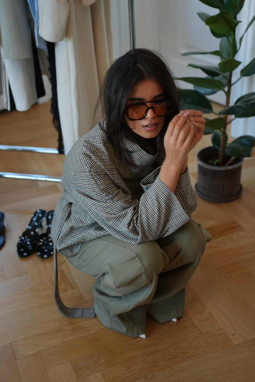 Alessia funnel neck jakke - Ternet