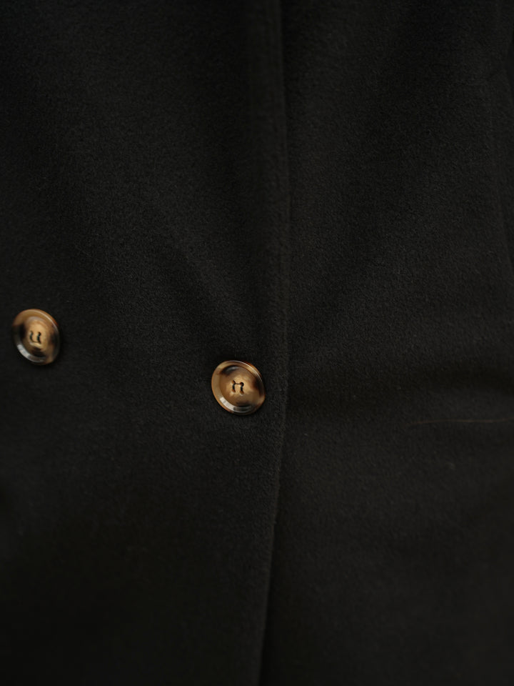 Kelly lang frakke - Sort