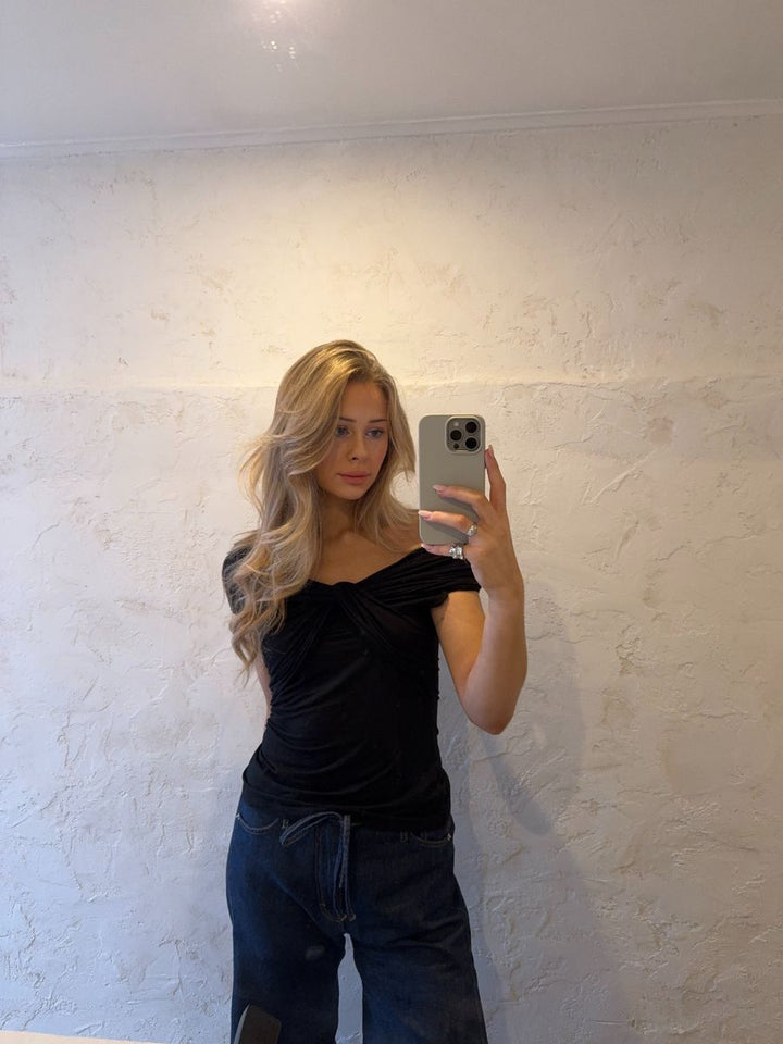 Ellie top - Sort