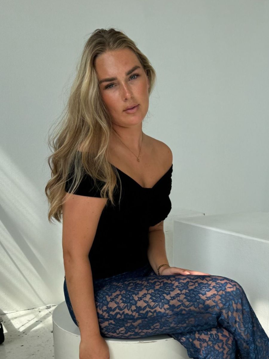 Ellie top - Sort