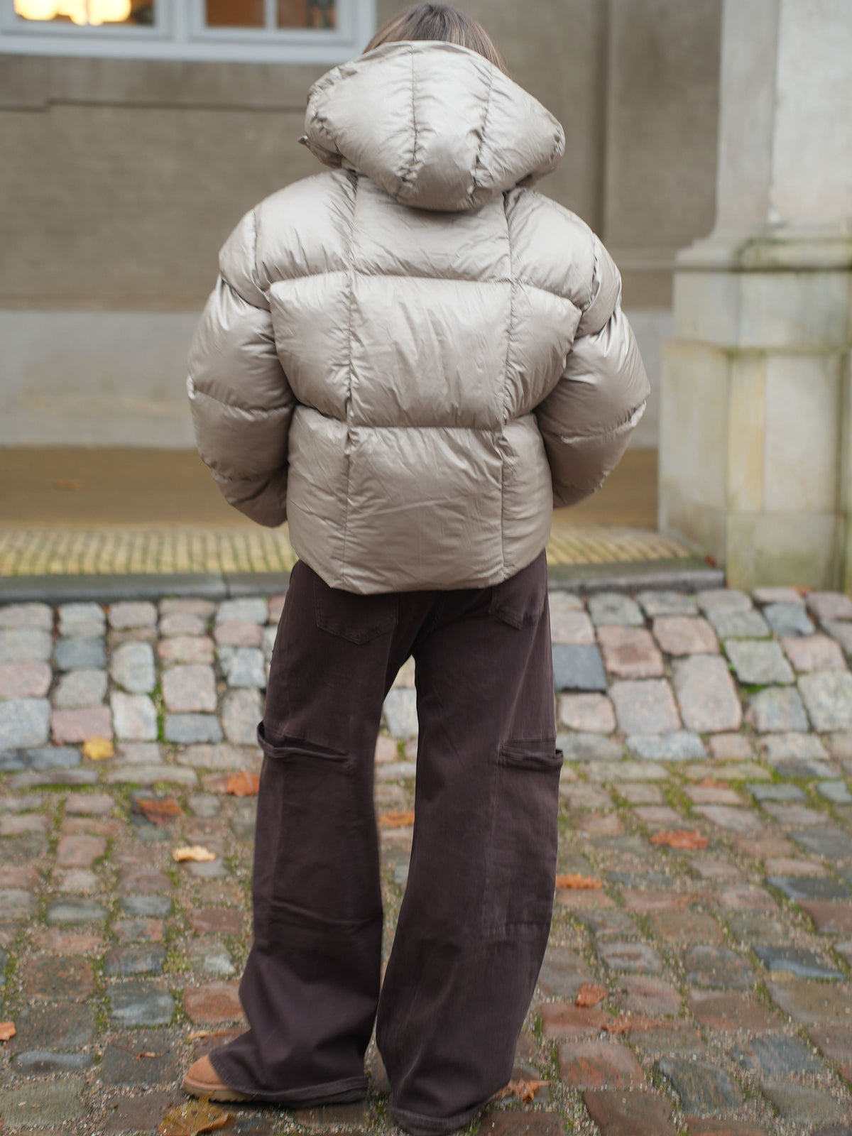 Ellinor Puffer Jakke Sage