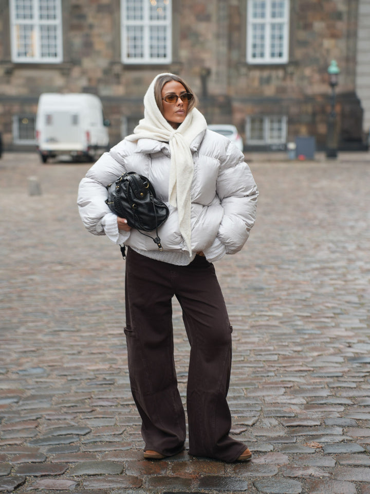 Ellinor puffer jakke - Ivory