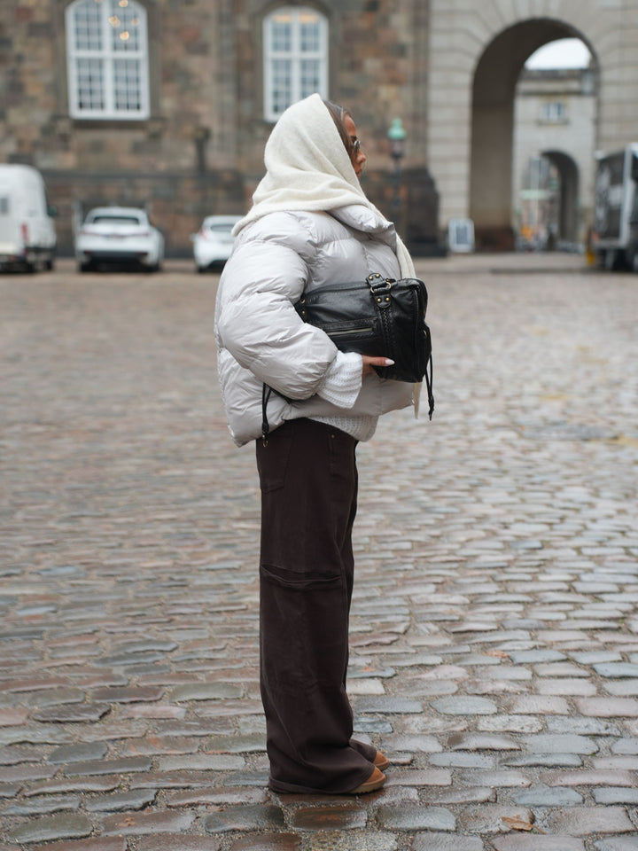 Ellinor puffer jakke - Ivory