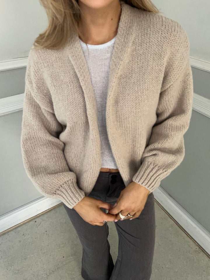 Emery strik cardigan - Beige