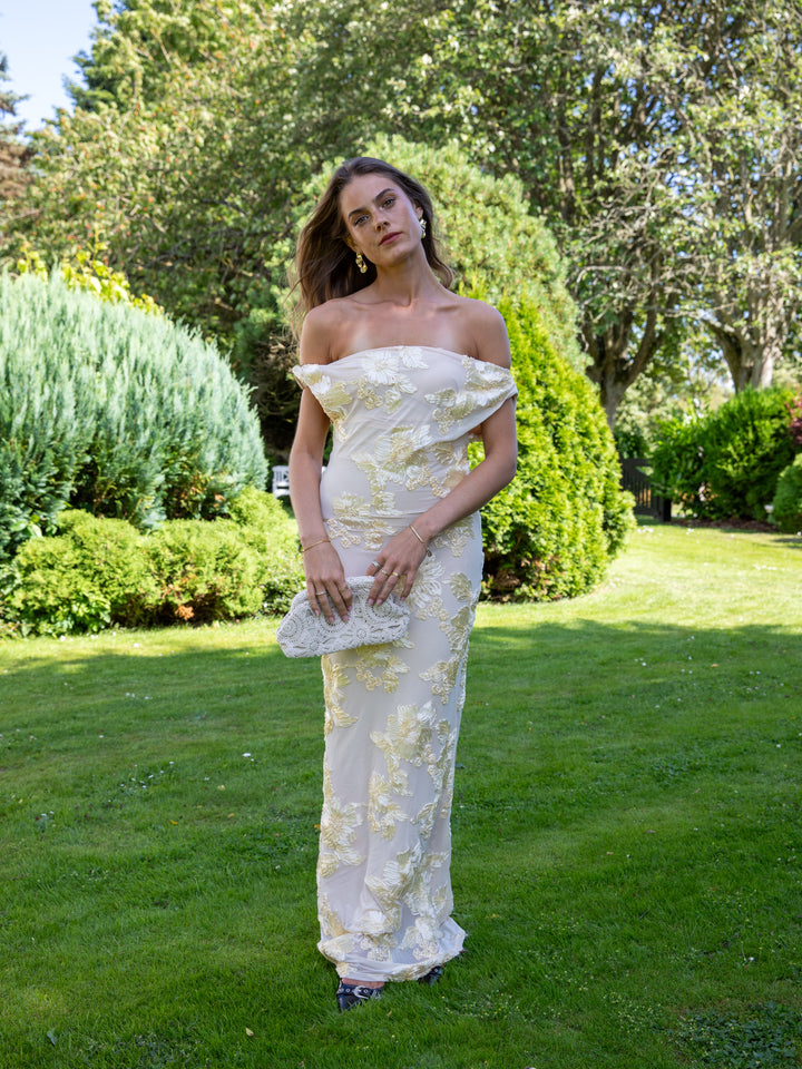 Kivo maxi mesh kjole - Lysegul