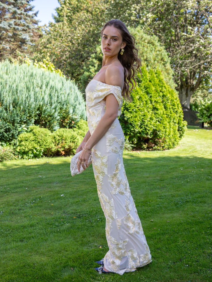 Kivo maxi mesh kjole - Lysegul