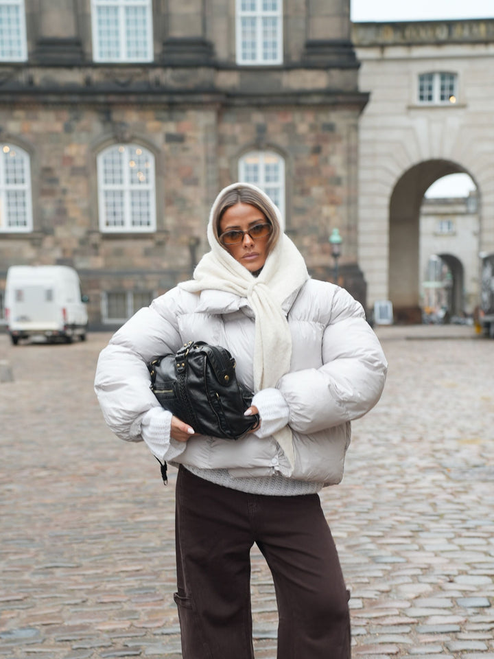 Gyda mohair scarf - Beige