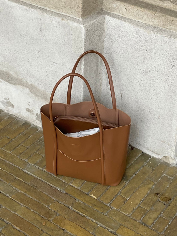 Helene skuldertaske - Brun