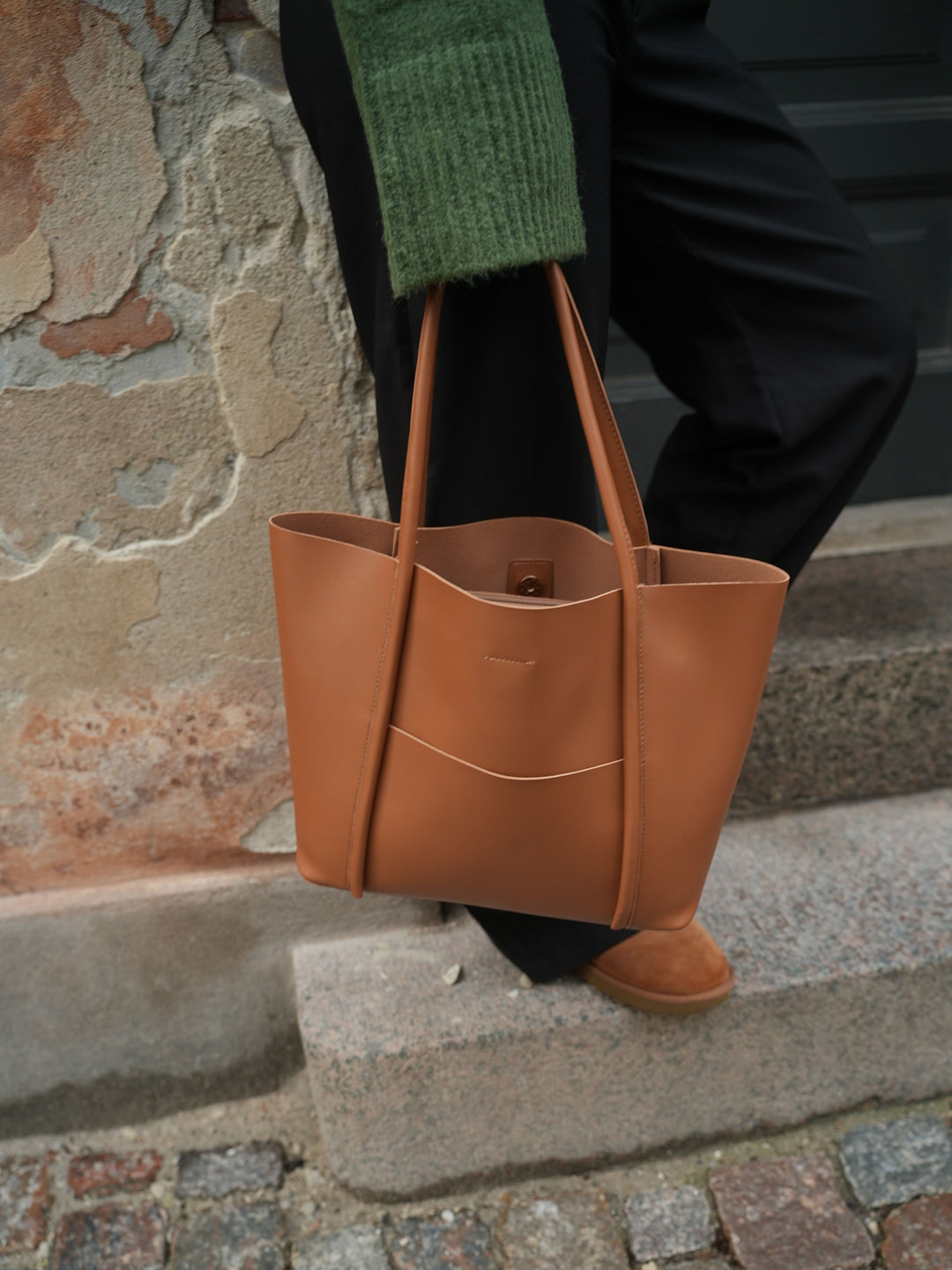 Helene skuldertaske - Brun