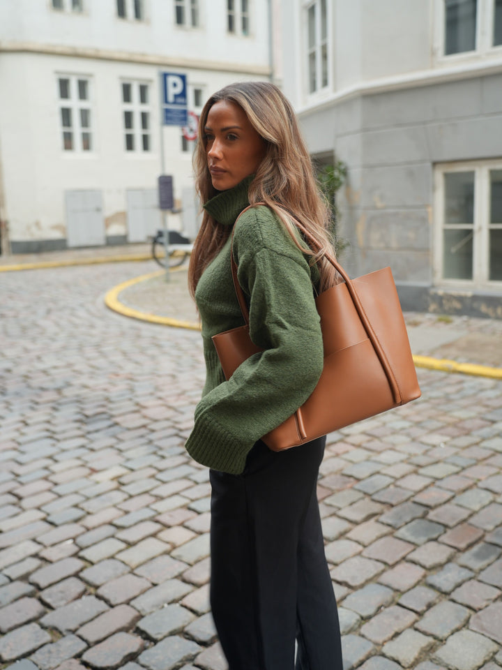 Helene skuldertaske - Brun