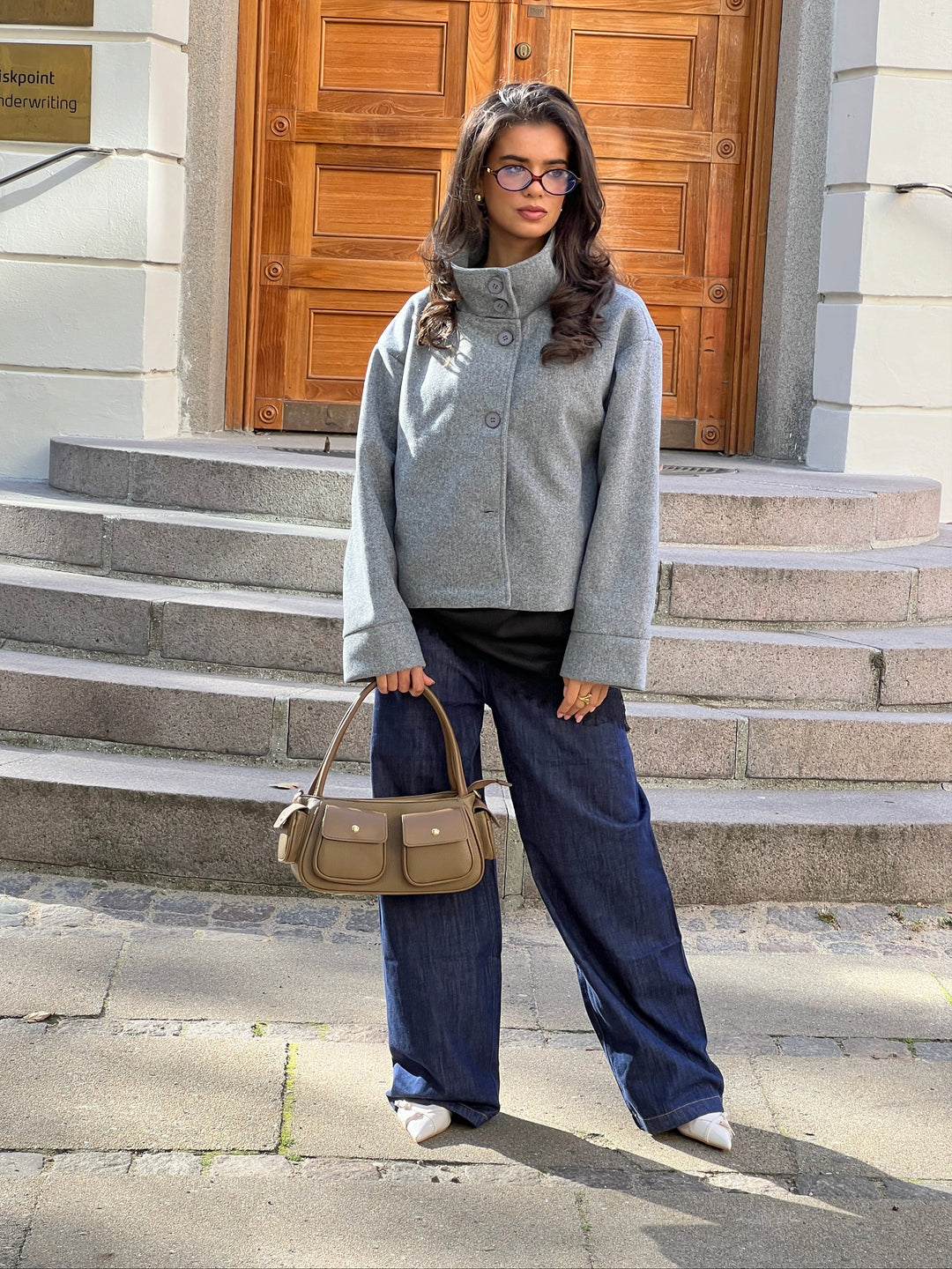 Jua denim bukser - Medium blå