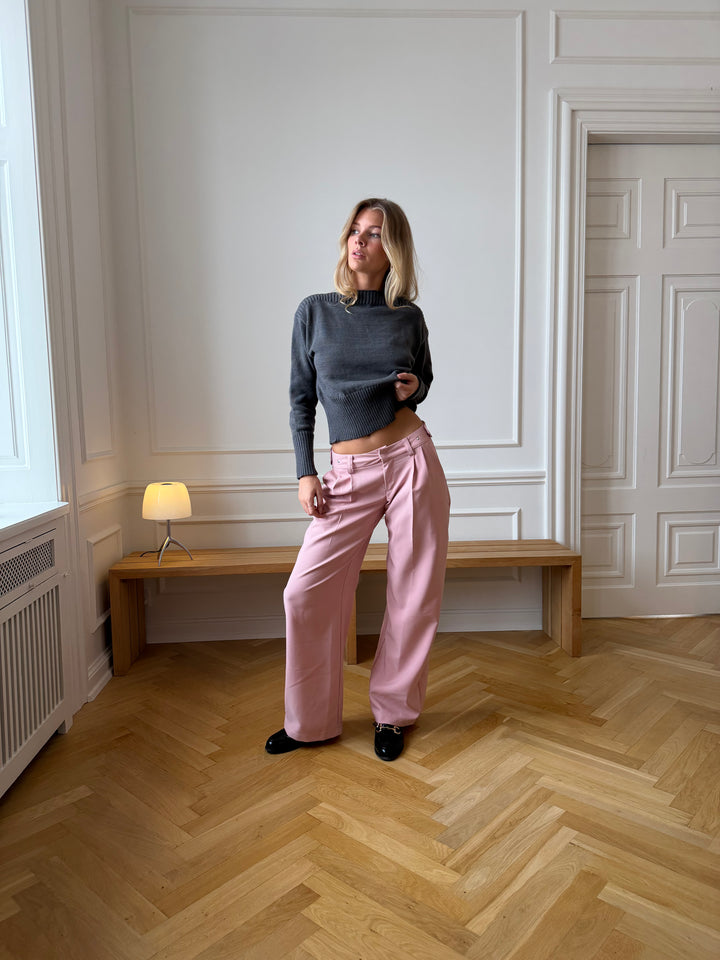 Lila løse suit pants - Dusty pink