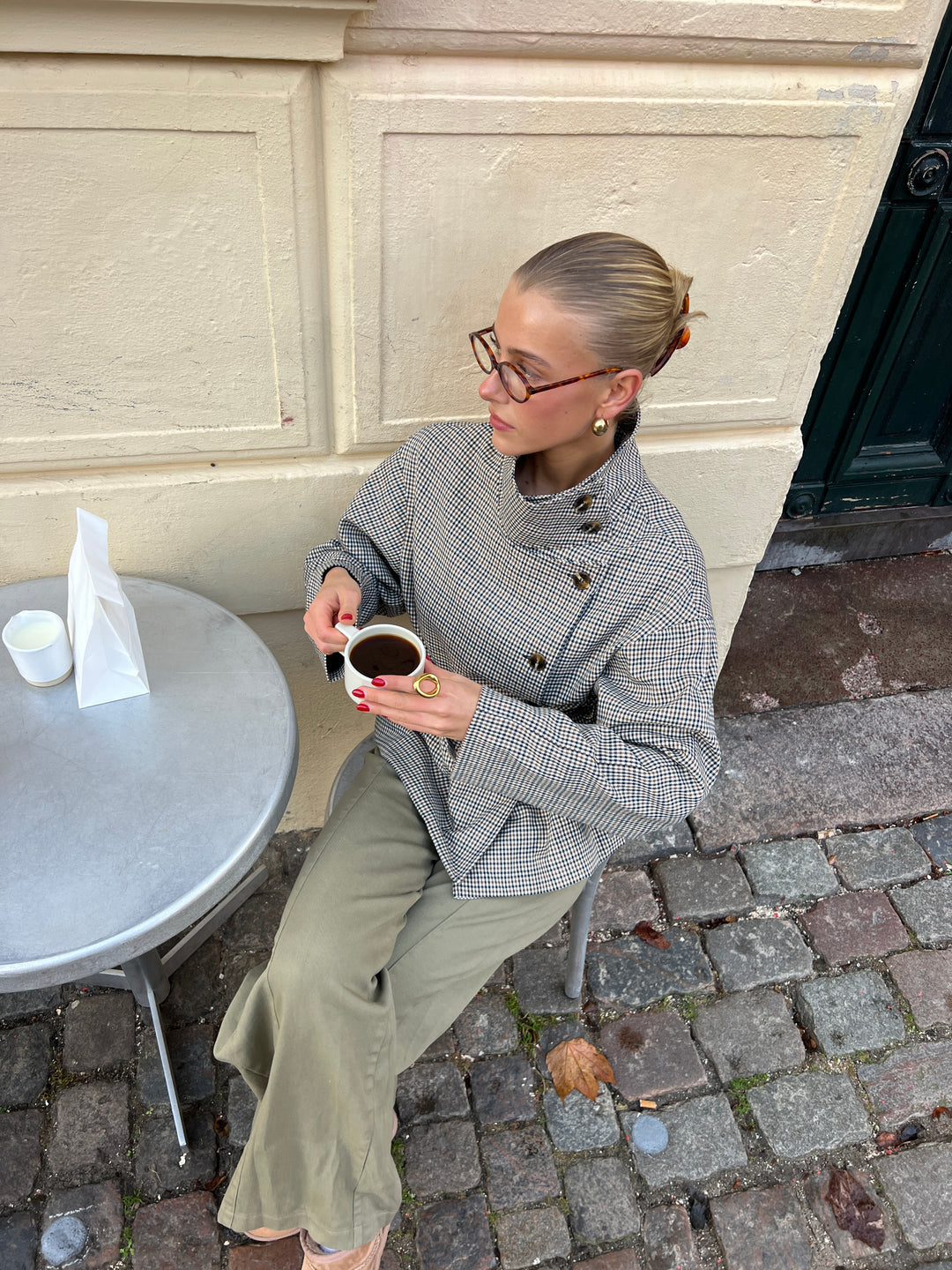 Alessia funnel neck jakke - Ternet