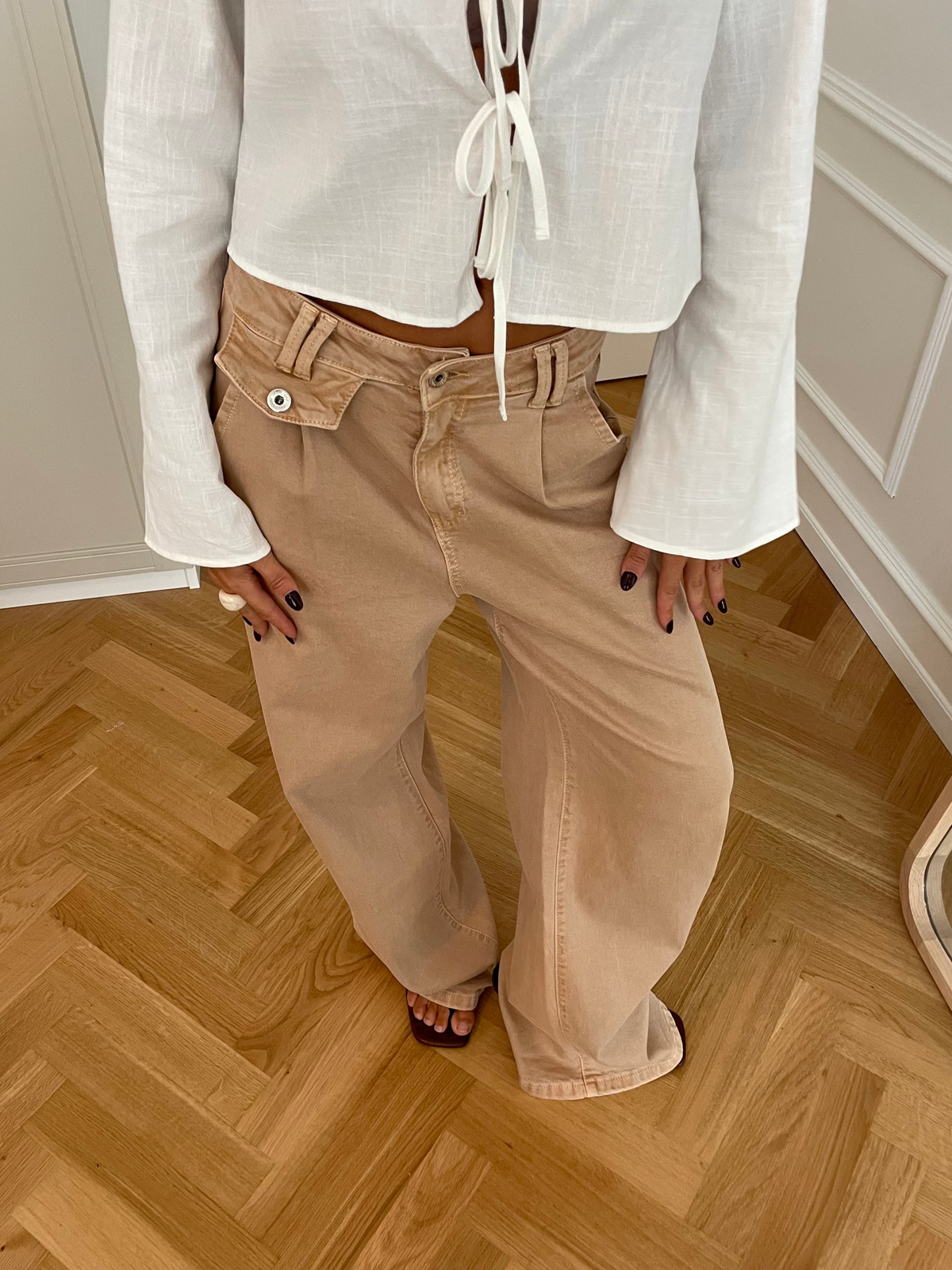 Esme Baggy Jeans Orange