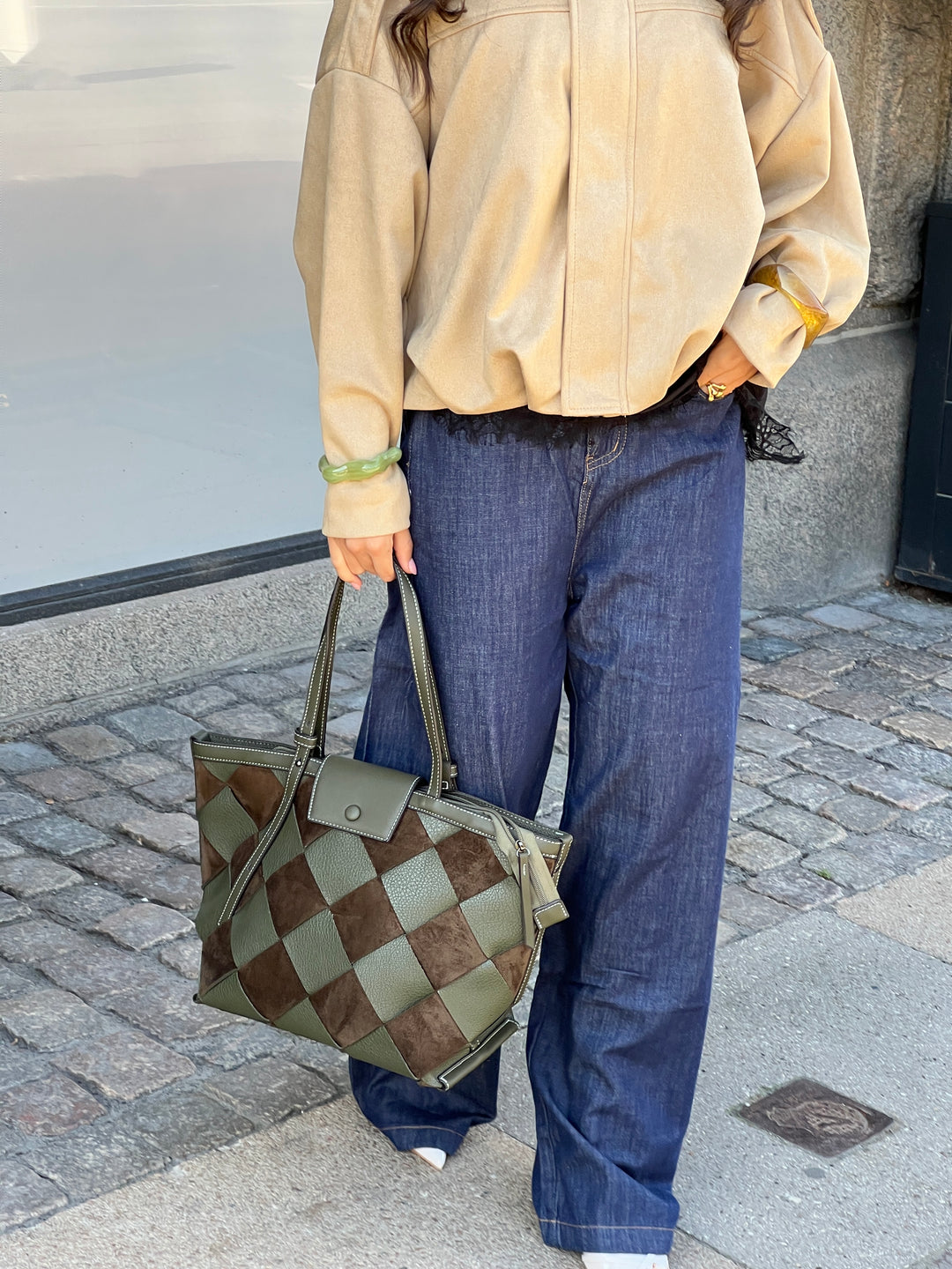 Jua denim bukser - Medium blå