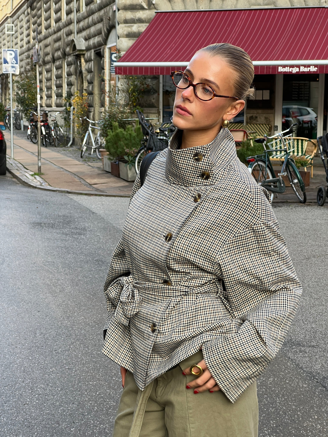 Alessia funnel neck jakke - Ternet