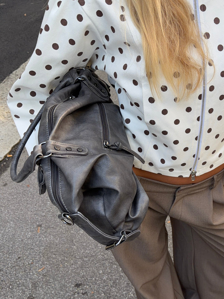 Kiva skuldertaske - Grå