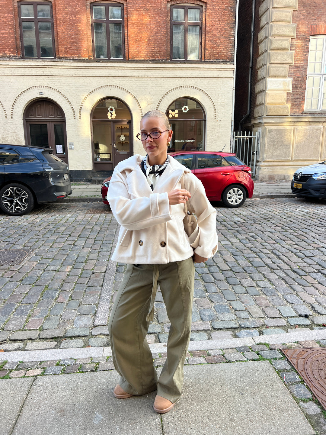 Claire bælte pants - Grøn