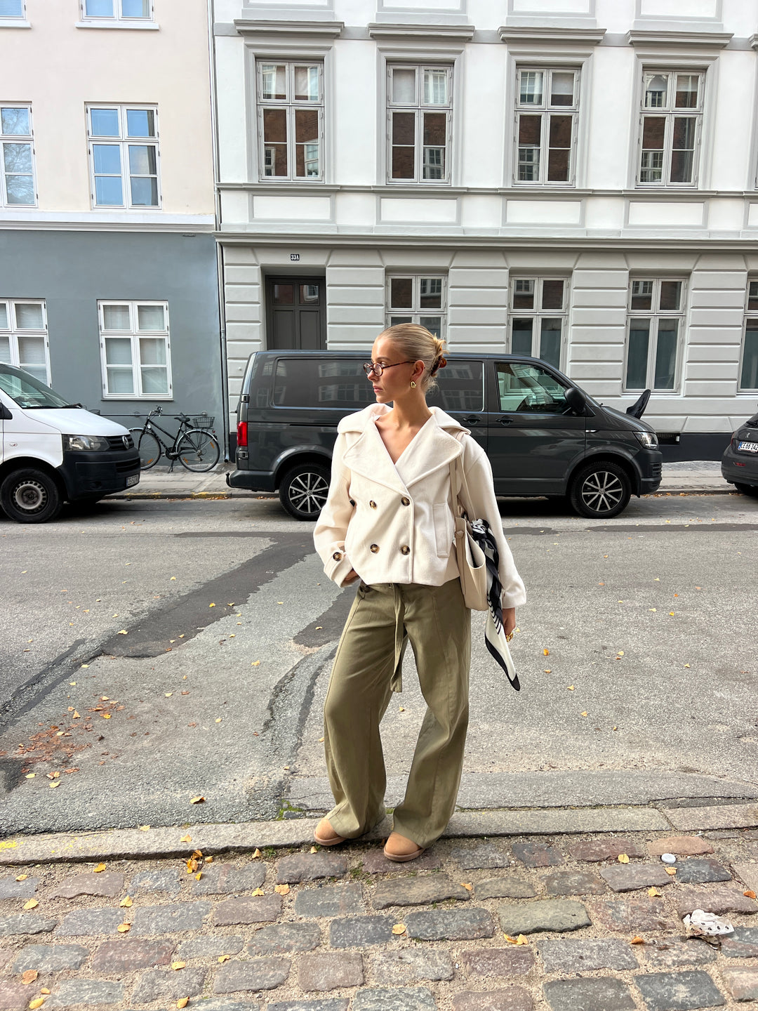 Claire bælte pants - Grøn