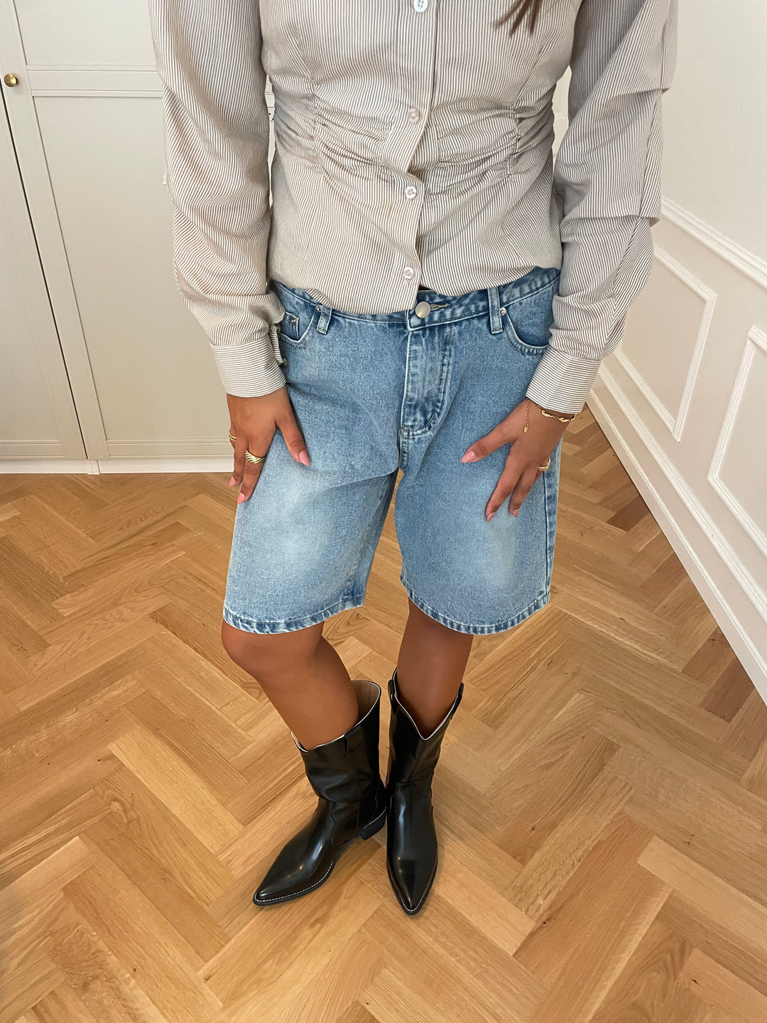 Nico Jorts denim - Medium blå