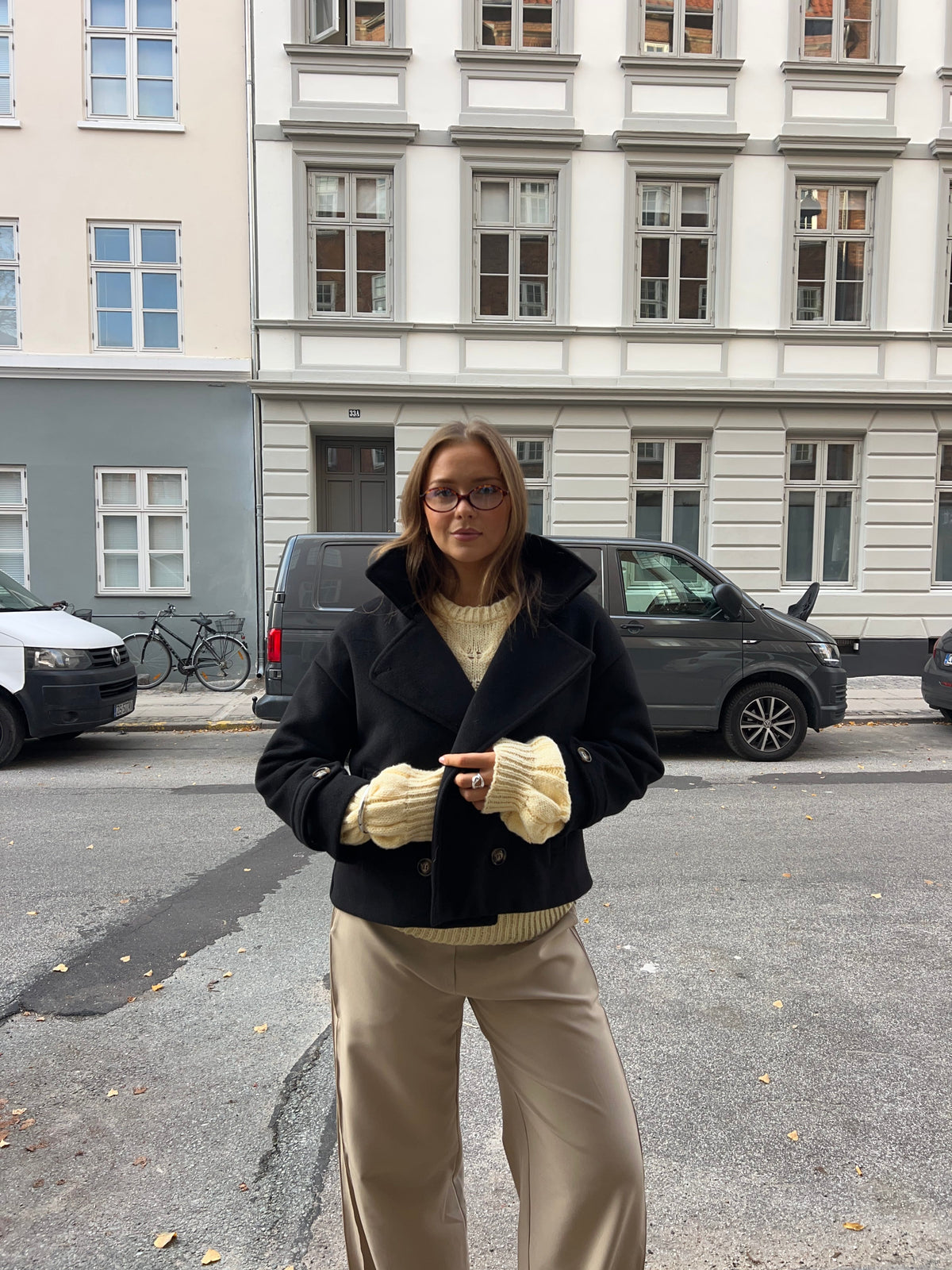 Kelly Kort Frakke Sort