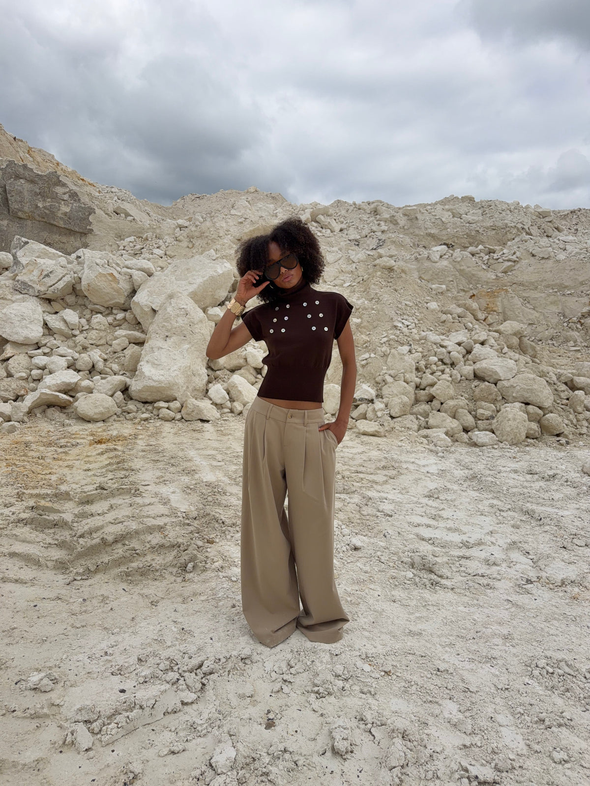 Holly Suit Pants Beige