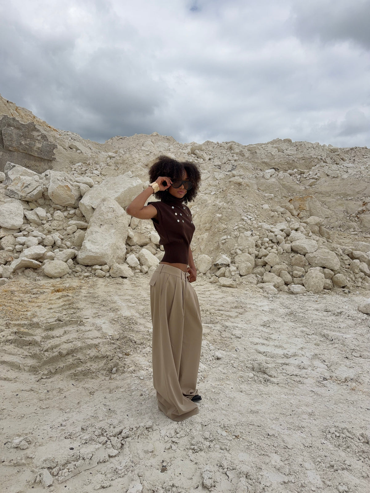 Holly Suit Pants Beige