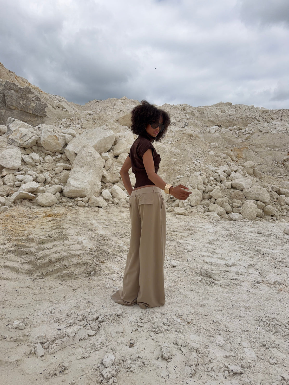 Holly Suit Pants Beige