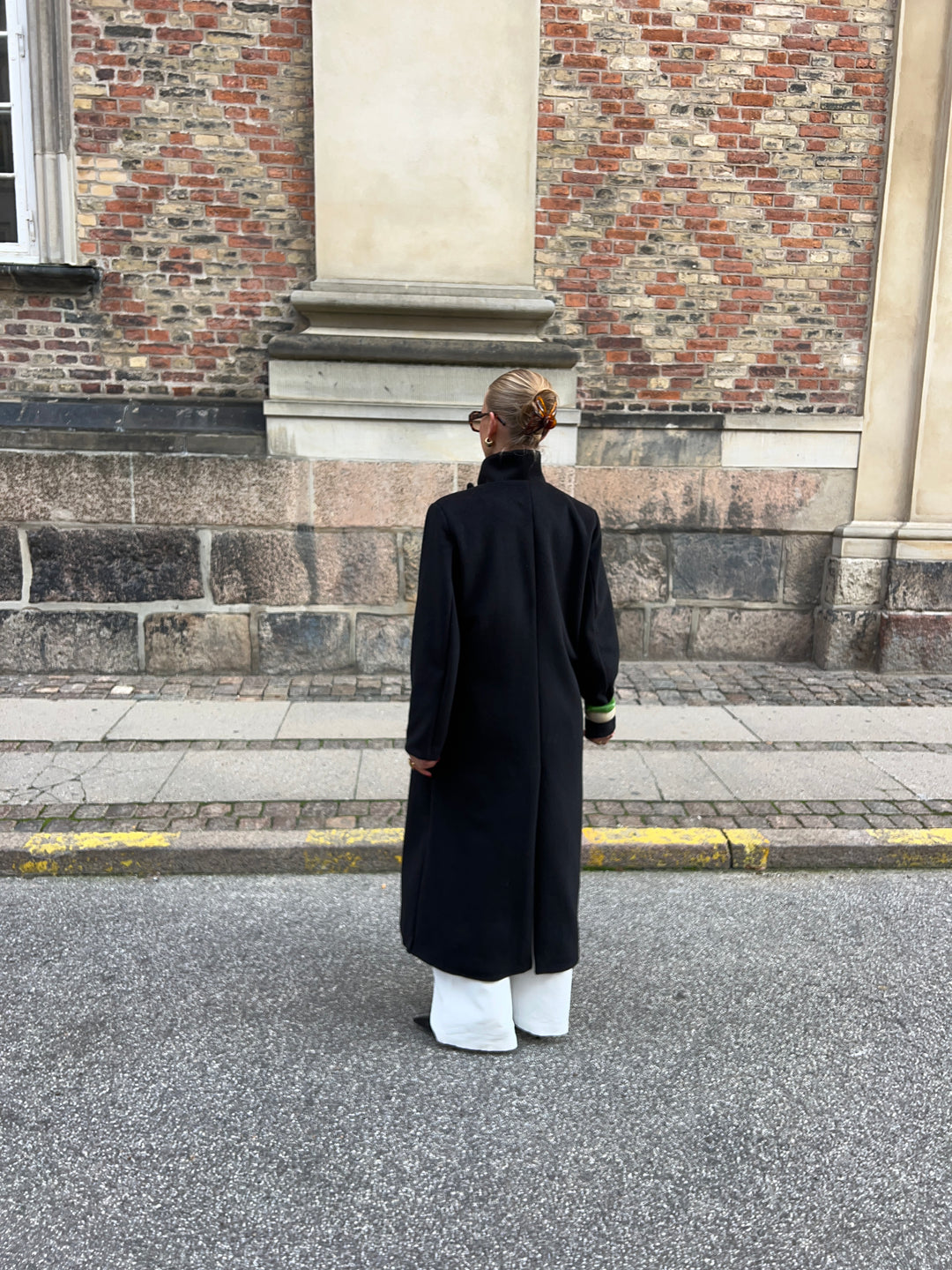 Kelly lang frakke - Sort