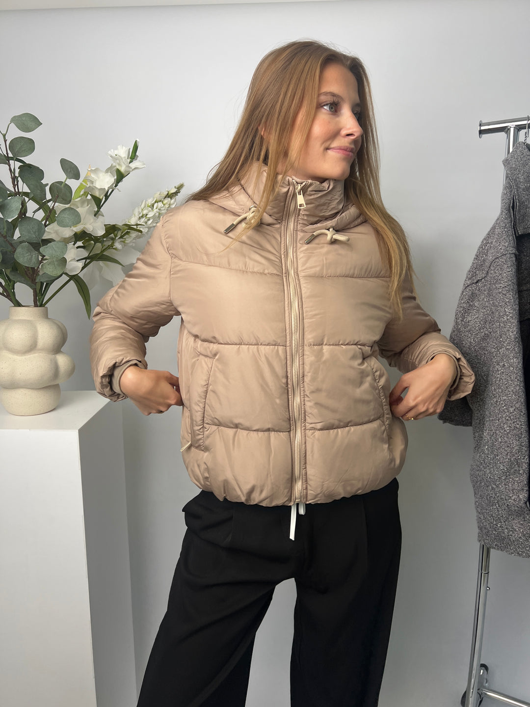 Aijo puffer Jakken - Beige