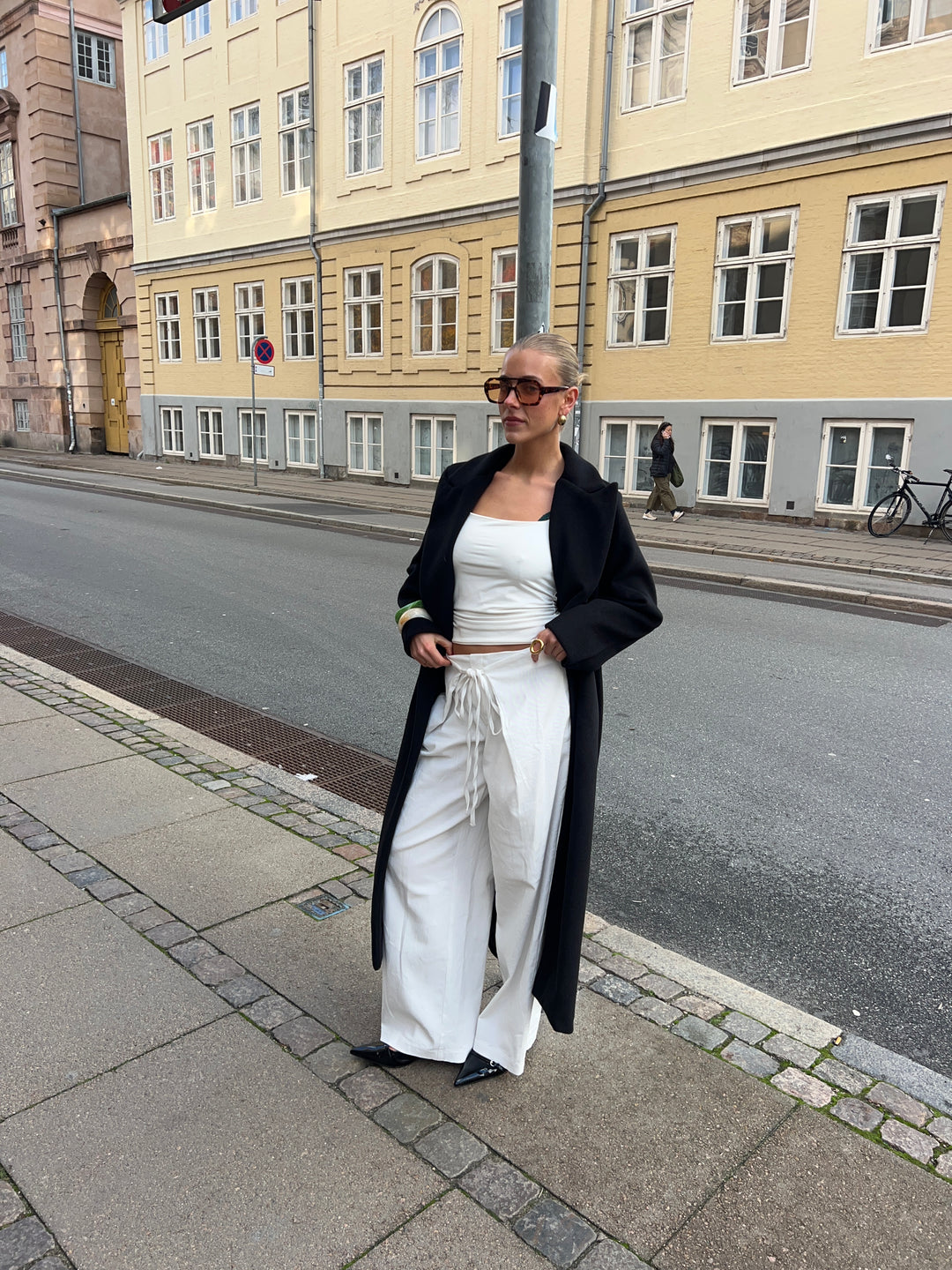 Kelly lang frakke - Sort