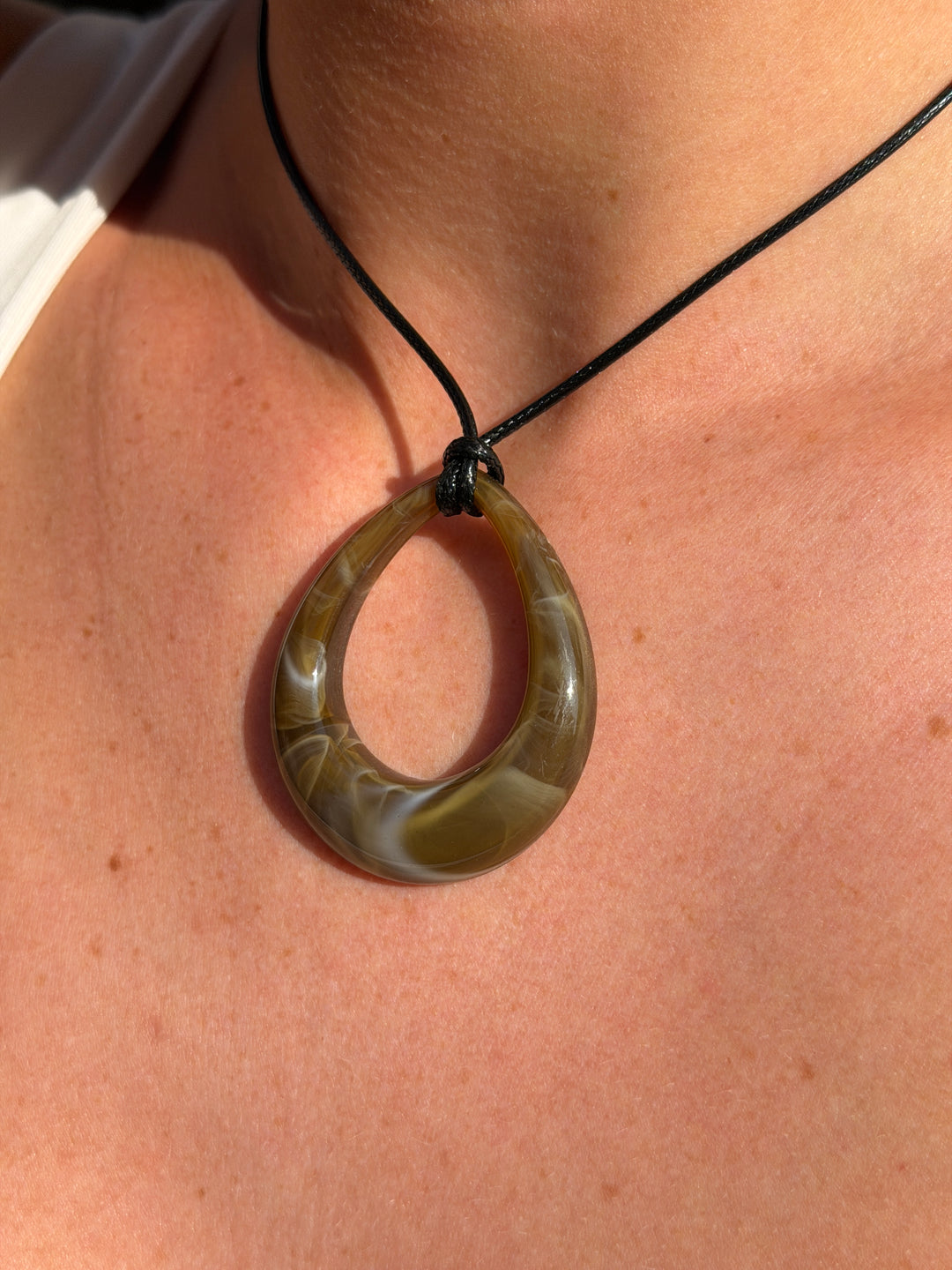 Luma halskæde - Brun/Sort