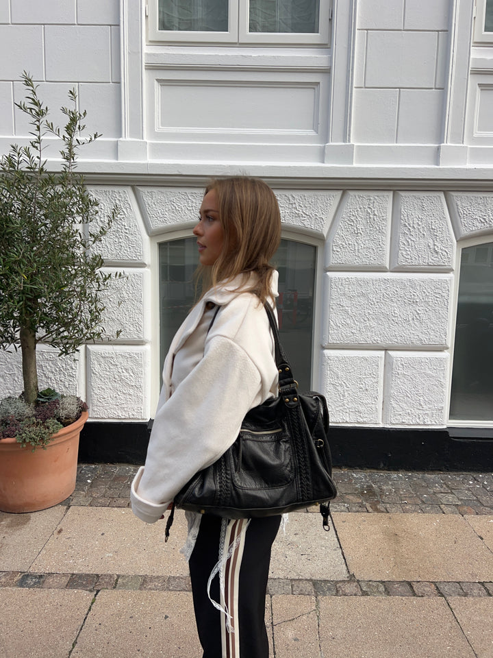 Kelly kort frakke - Hvid