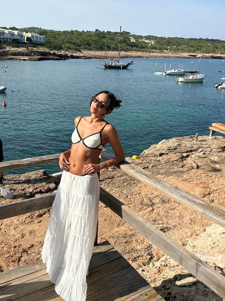 Cora bikini - Hvid/Sort