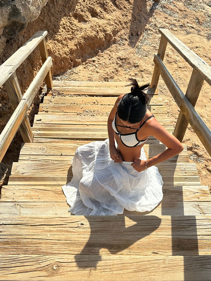 Cora bikini - Hvid/Sort