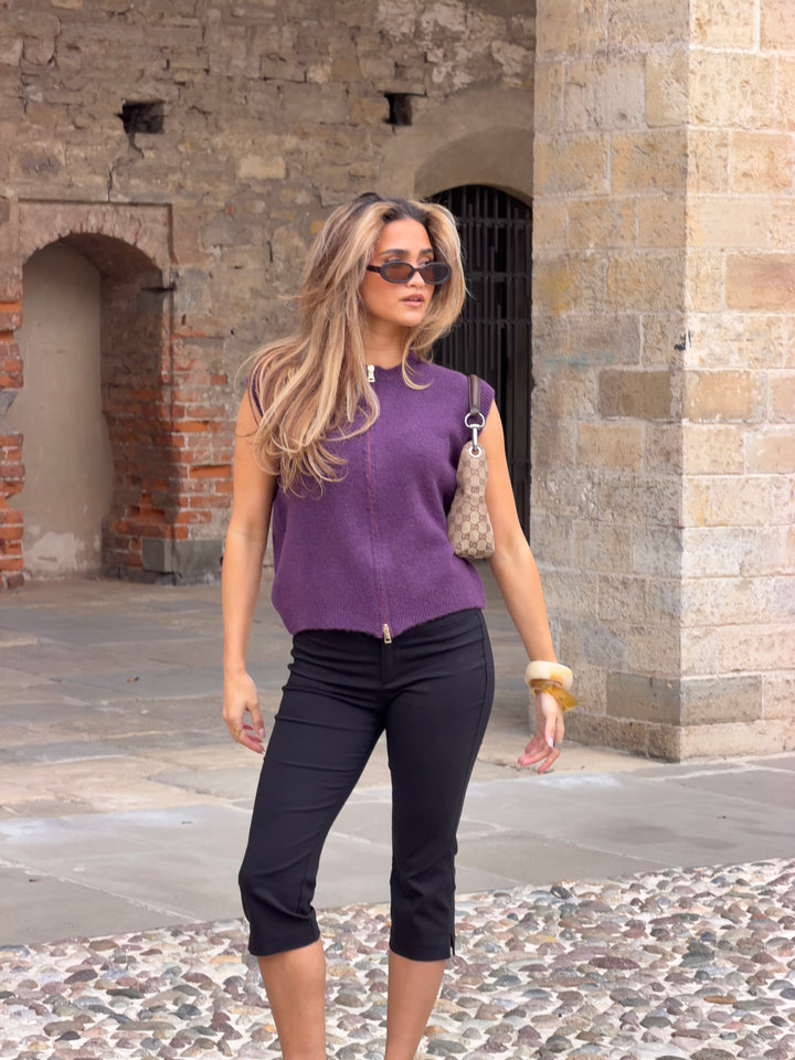 Tora strik vest - Berry