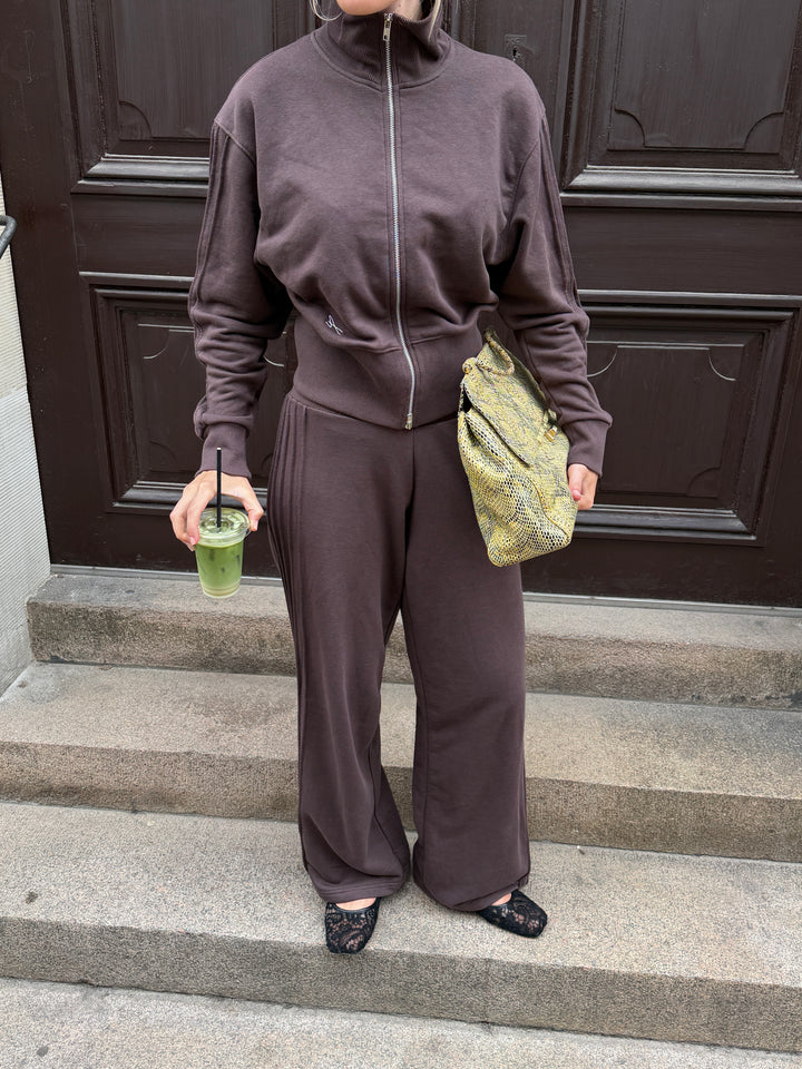 Kenya zip sweatshirt - Brun