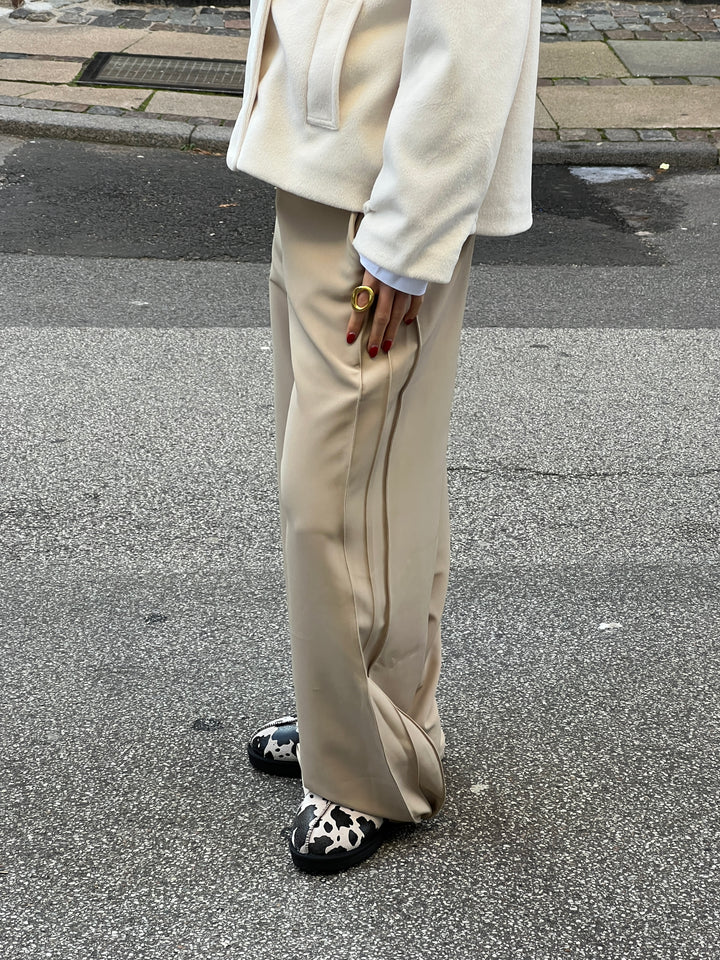 Elena loose suit pants - Beige