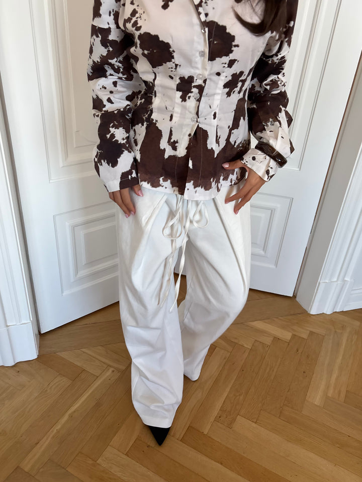 Elara baggy bukser - Hvid