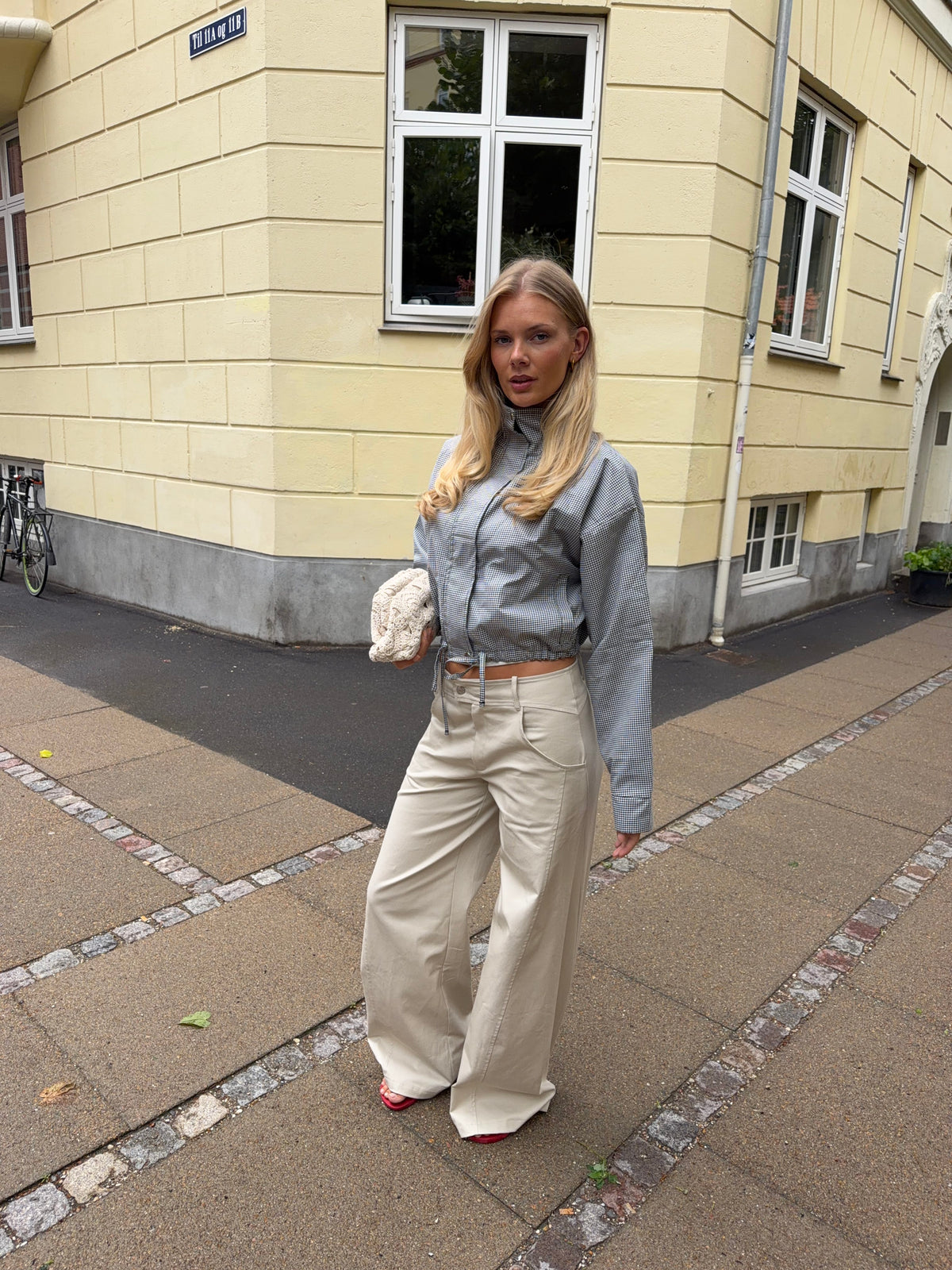Fanny Barrel Bukser Beige
