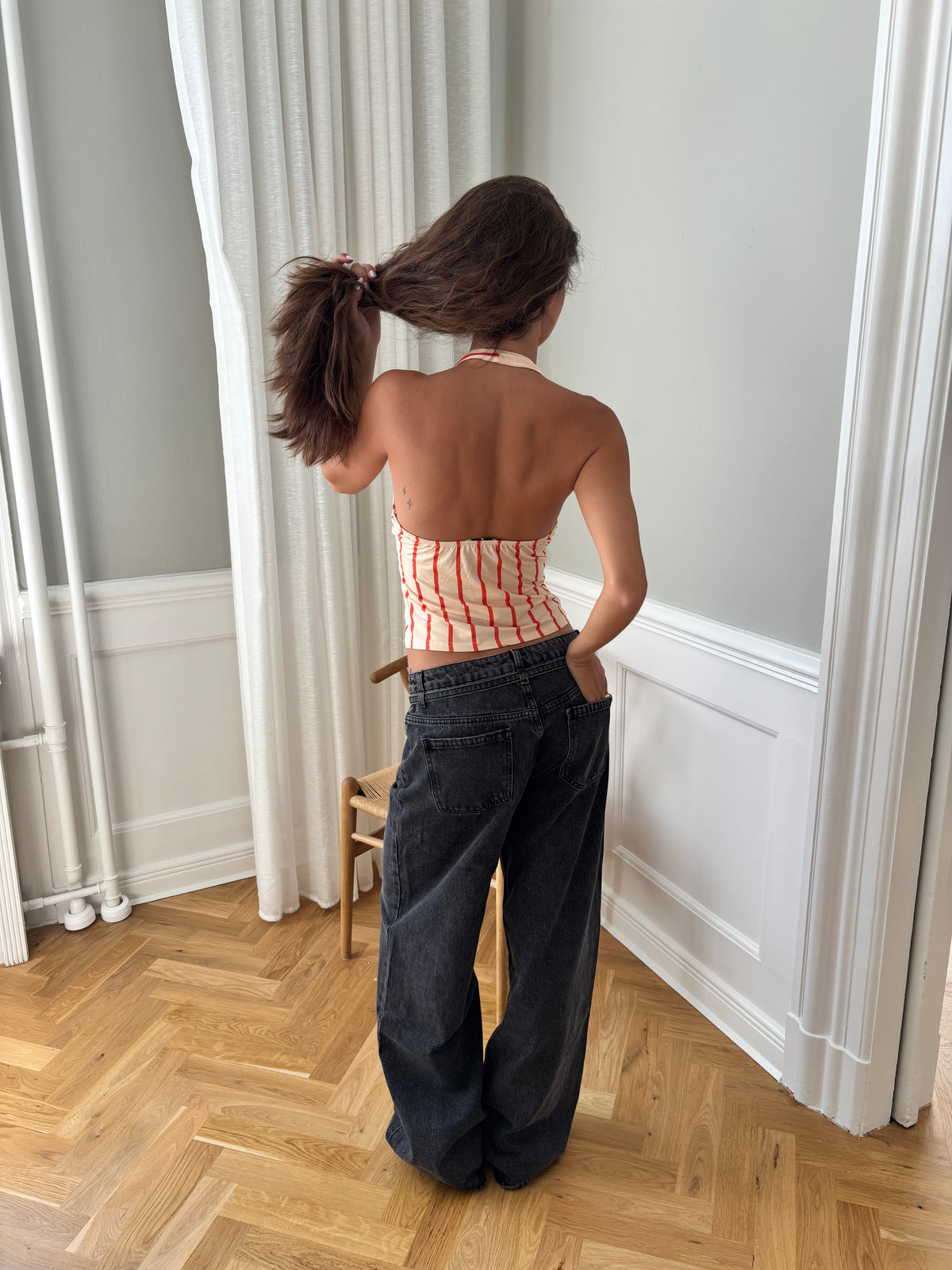 Ophelia Stribet Top Beige