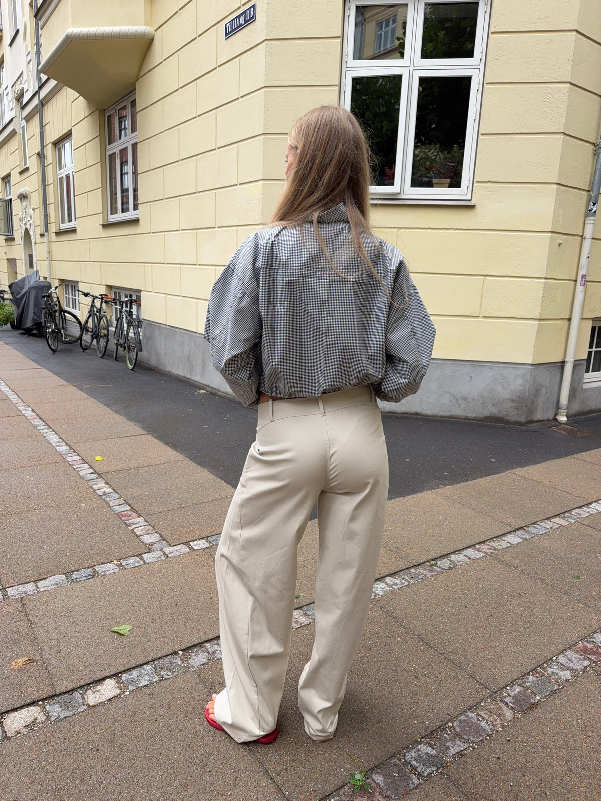 Fanny Barrel Bukser Beige