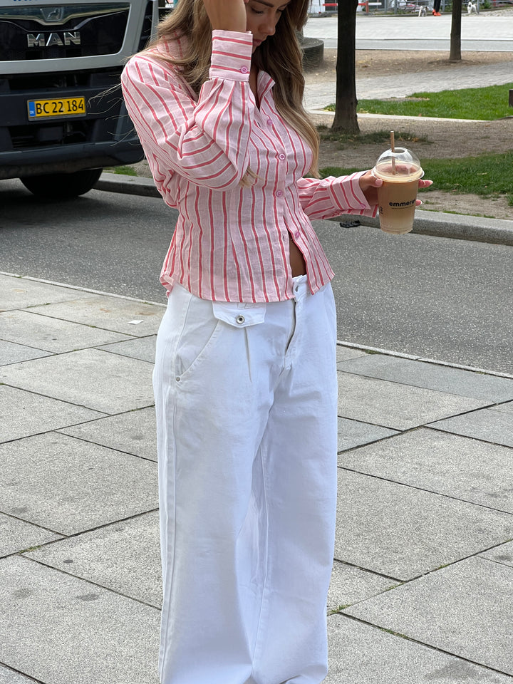Esme baggy jeans - Hvid