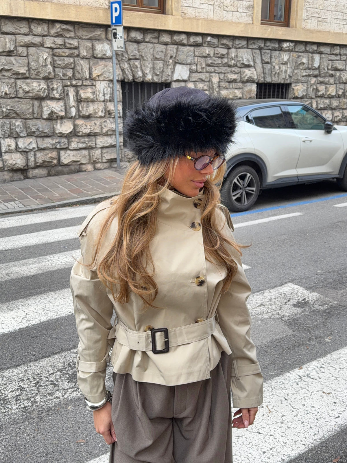 Aria Shearling Hat Sort
