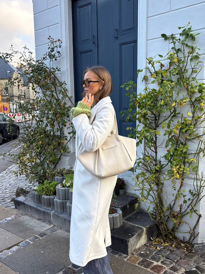 Lucia skuldertaske - Beige