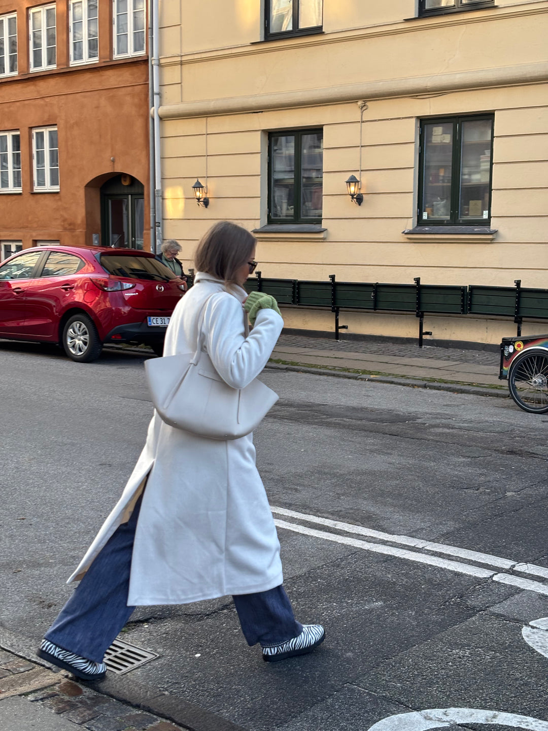 Lucia skuldertaske - Beige