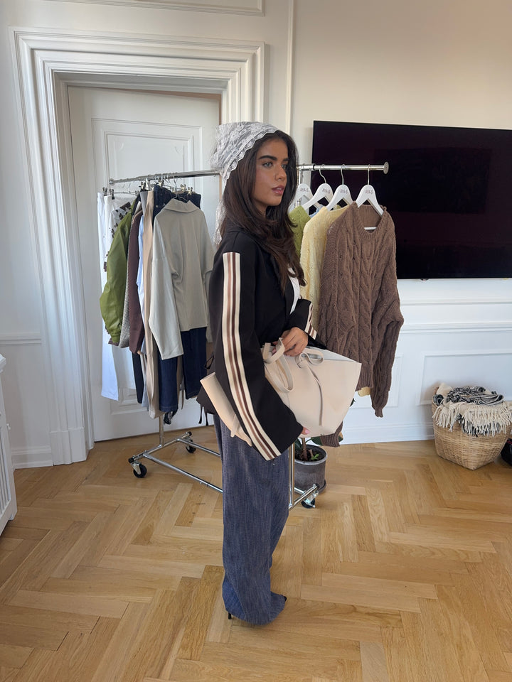 Lucia skuldertaske - Beige