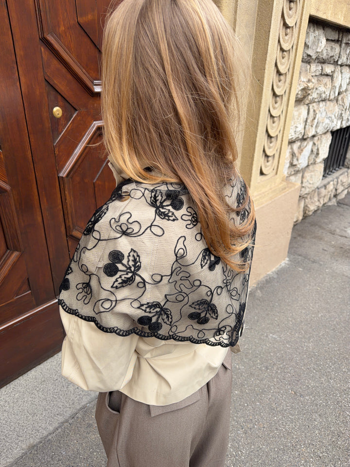 Rue blonde scarf - Sort
