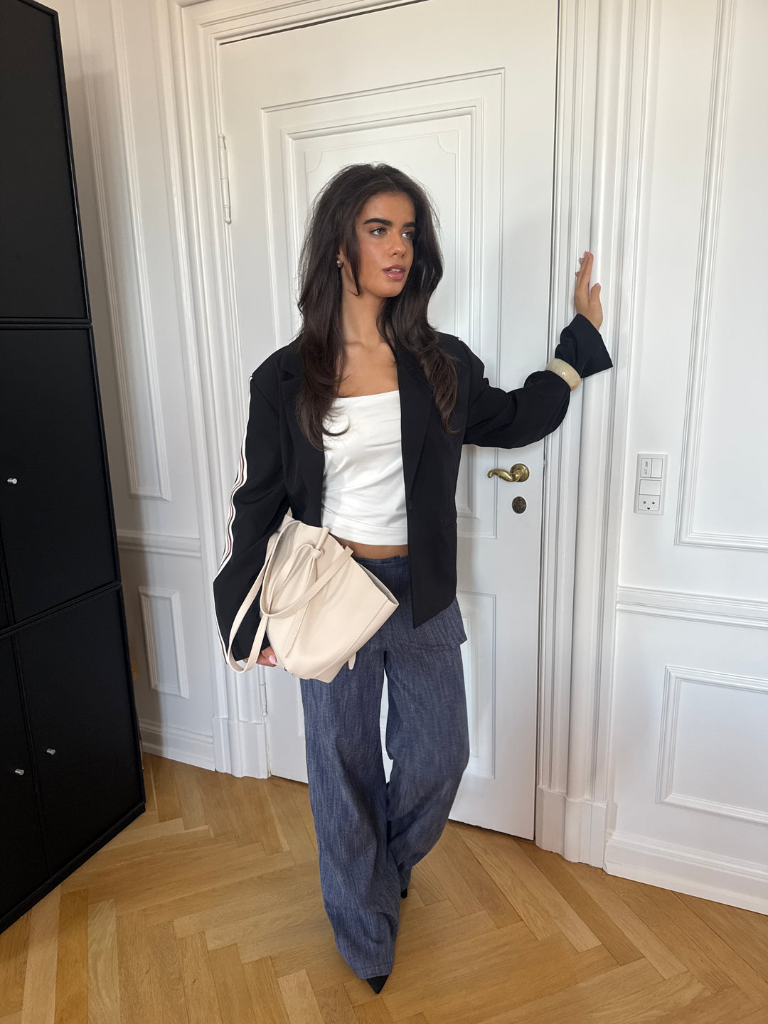 Lucia skuldertaske - Beige